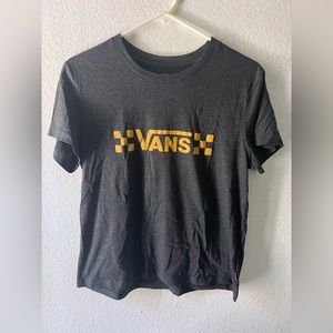 Dark gray vans shirt